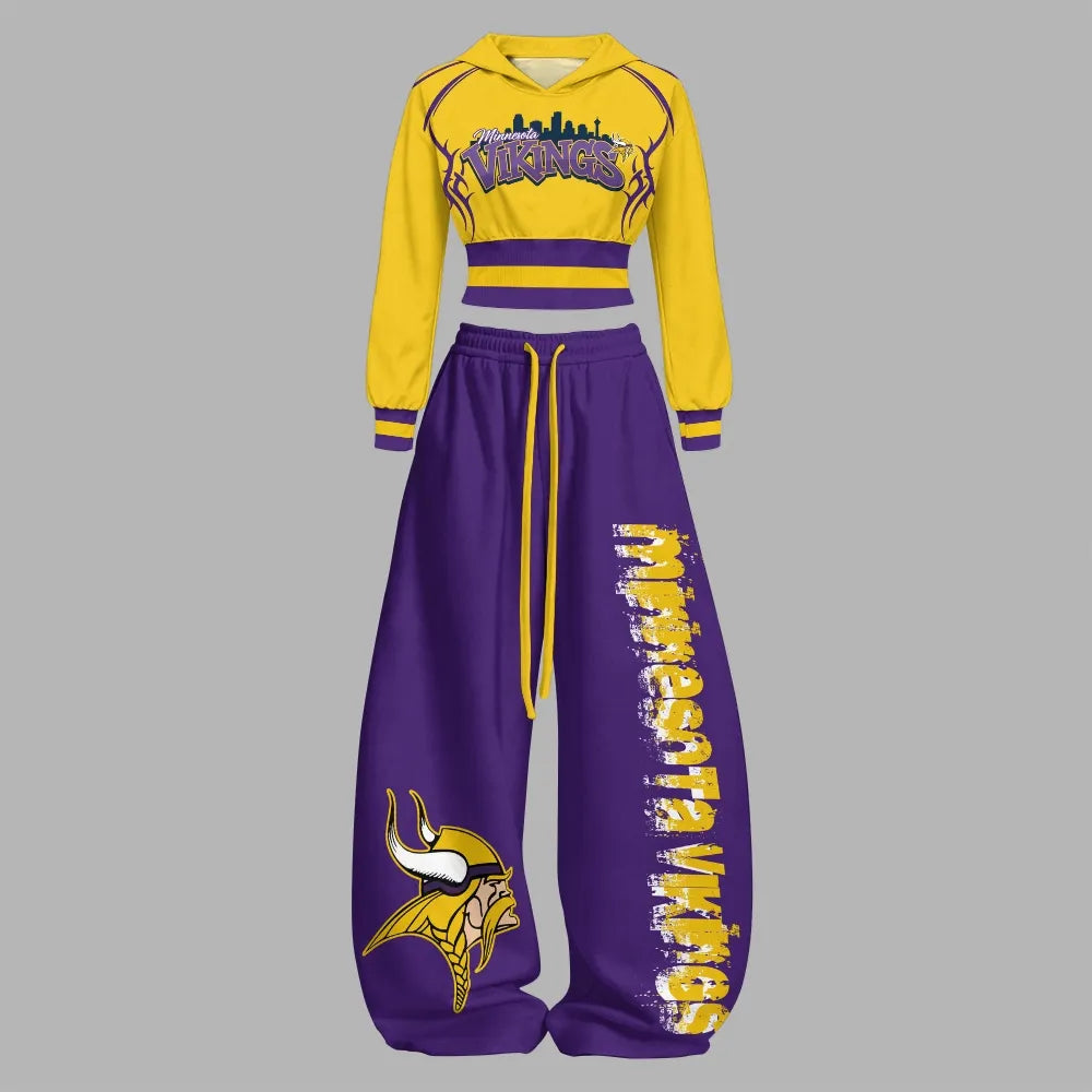 Minnesota Vikings Slim-Fit Sweatshirt Set | NFL