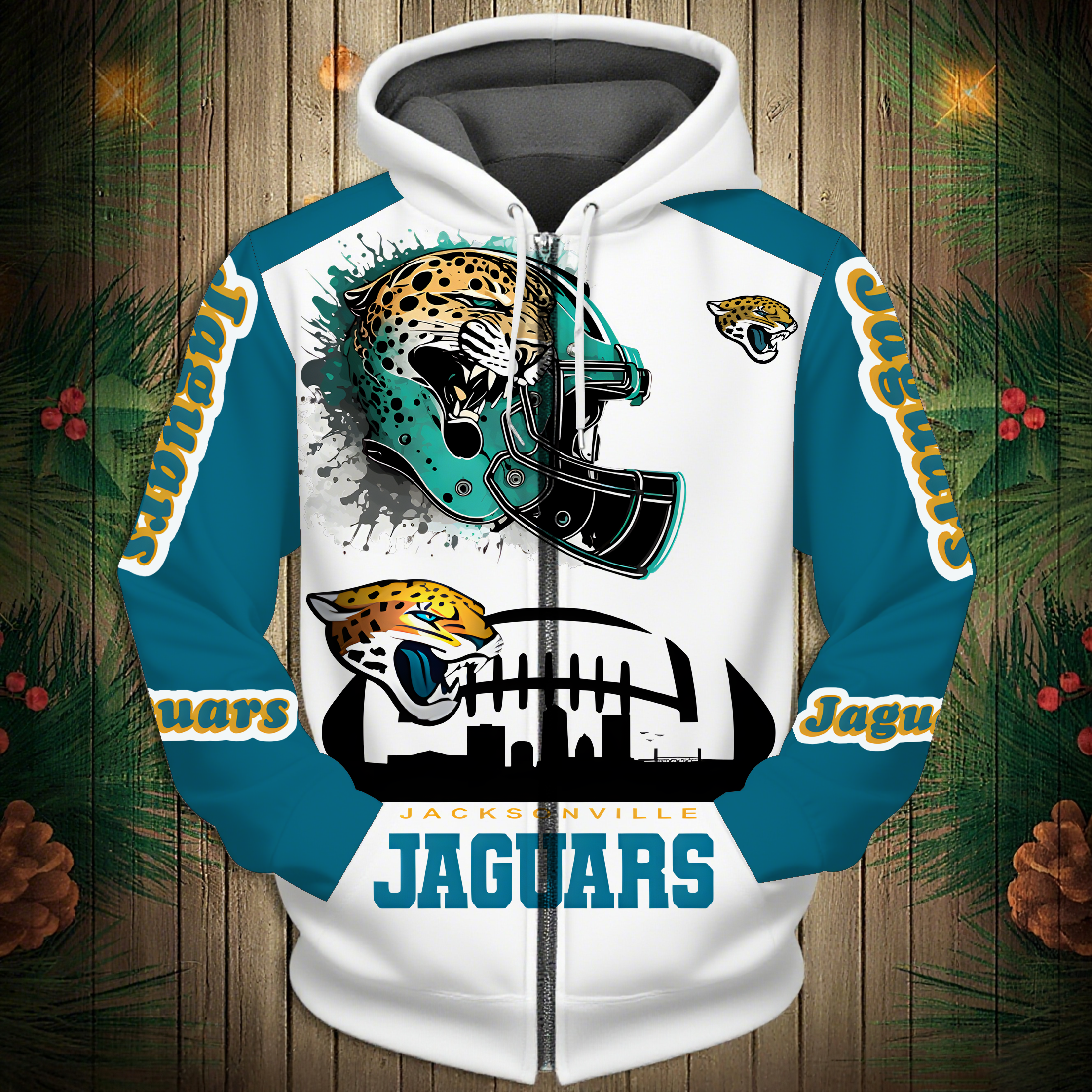 Jacksonville Jaguars 2026 New 3D Graphic Hoodie