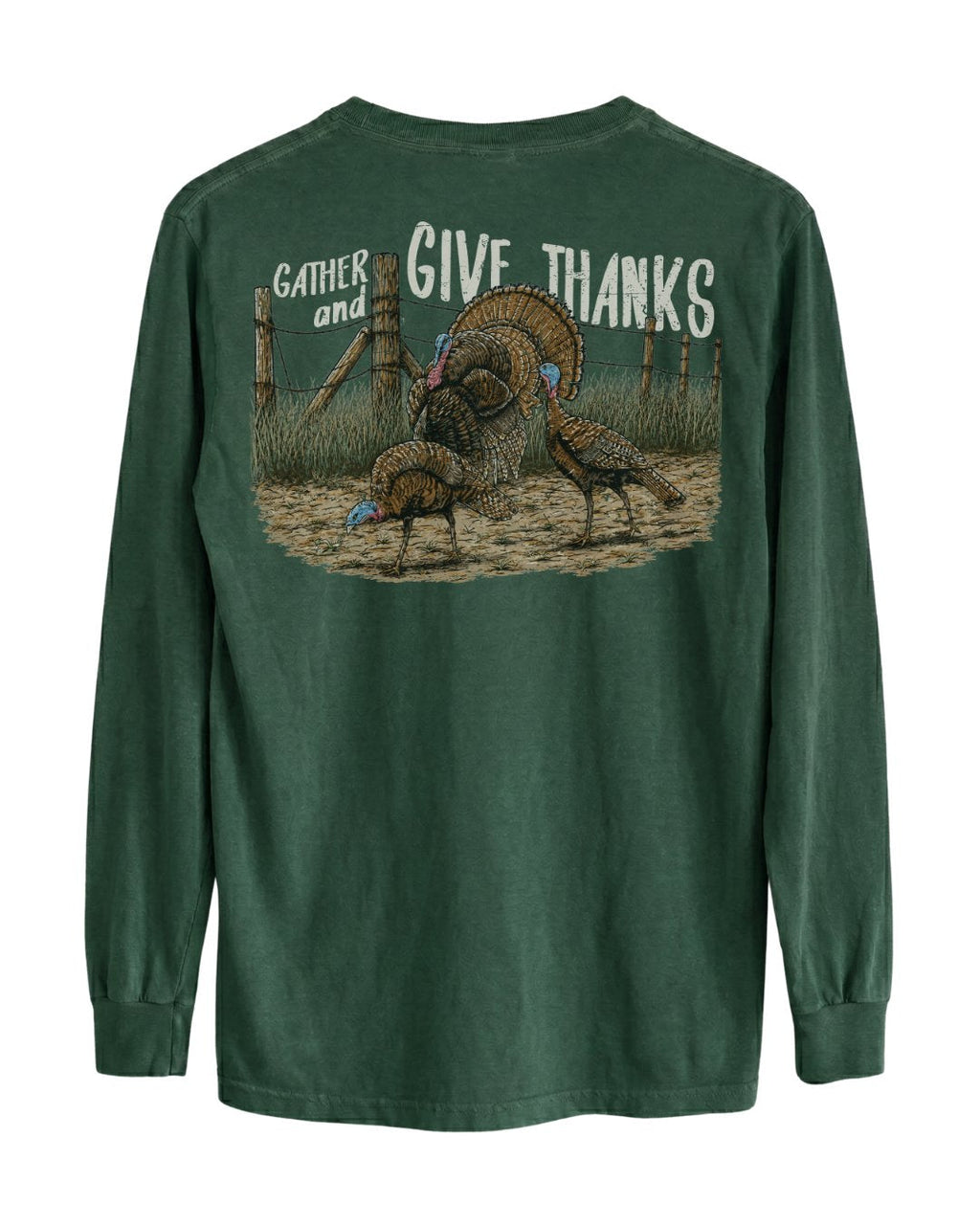 Gather And Give Thanks Long-sleeve