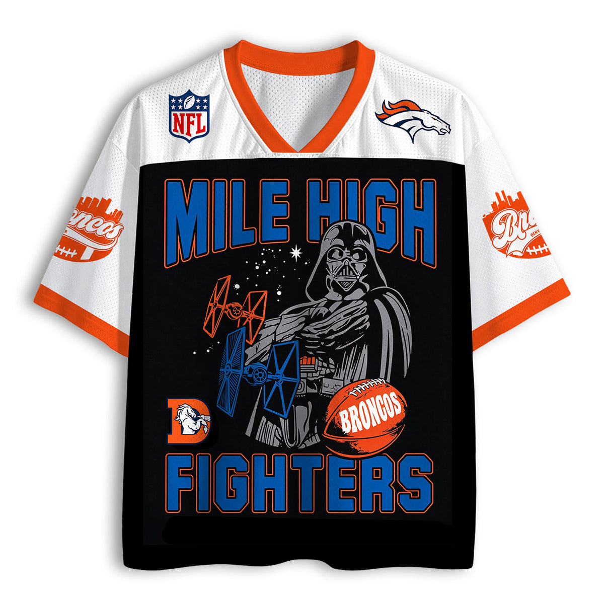 Denver Broncos Star Wars Graphic Jersey Shirt