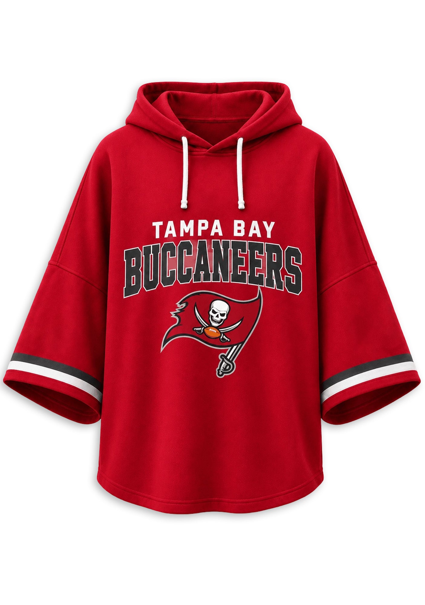 Women’s Tampa Bay Buccaneers 3/4 Dolman Sleeve Hoodie Secondary image