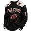 Atlanta Falcons Waffle Knit Long-Sleeve Sweatshirt