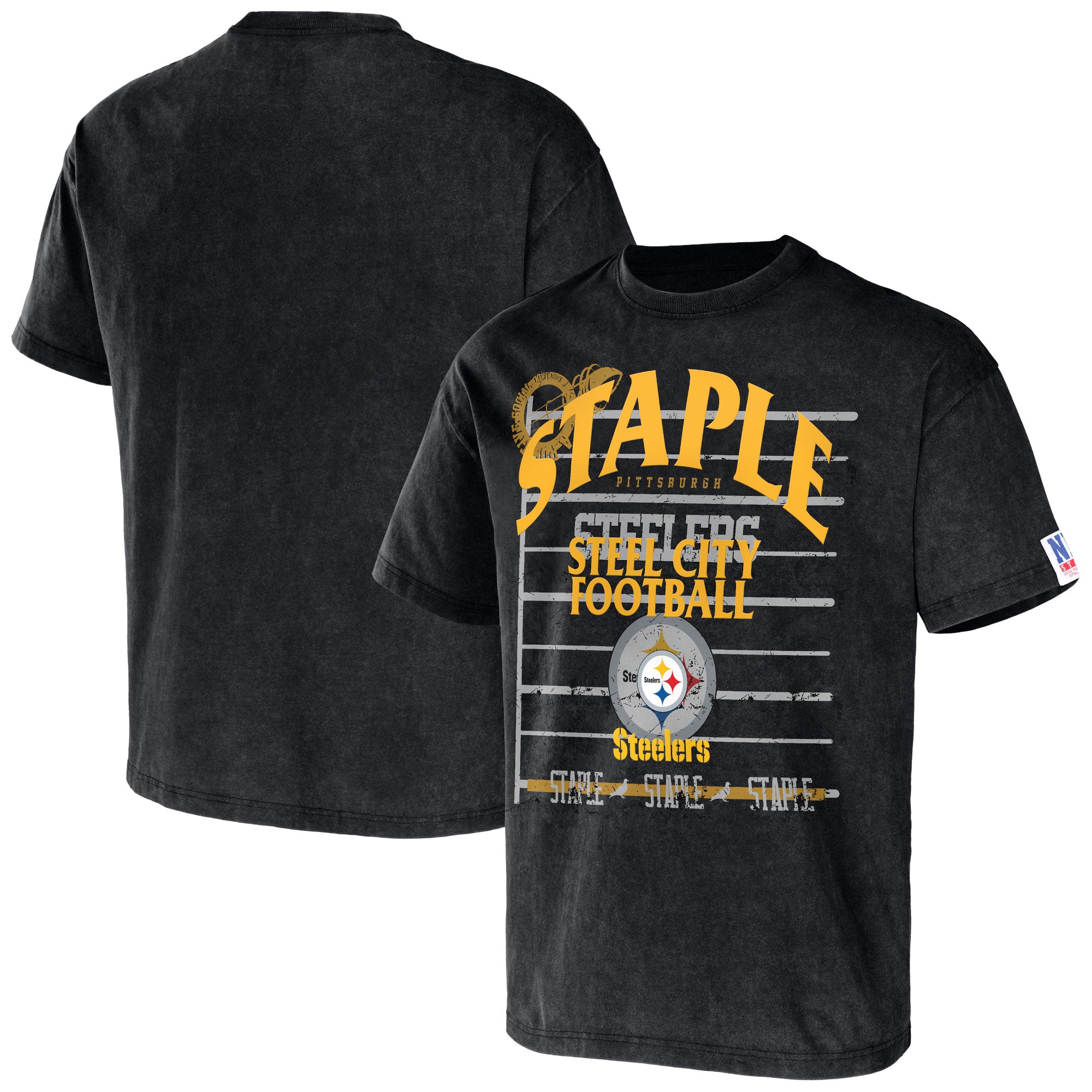 Pittsburgh Steelers Steel City Retro Washed Tee Secondary image