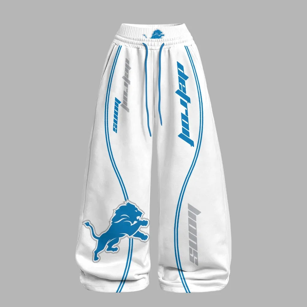 Detroit Lions Long-Sleeved Double-Layer Stretch Pants Set | NFL