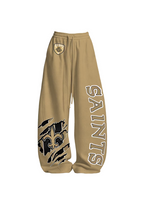 New Orleans Saints Fleur-de-lis Claw Rip Tops & Elasticated Trousers Two-Piece Set