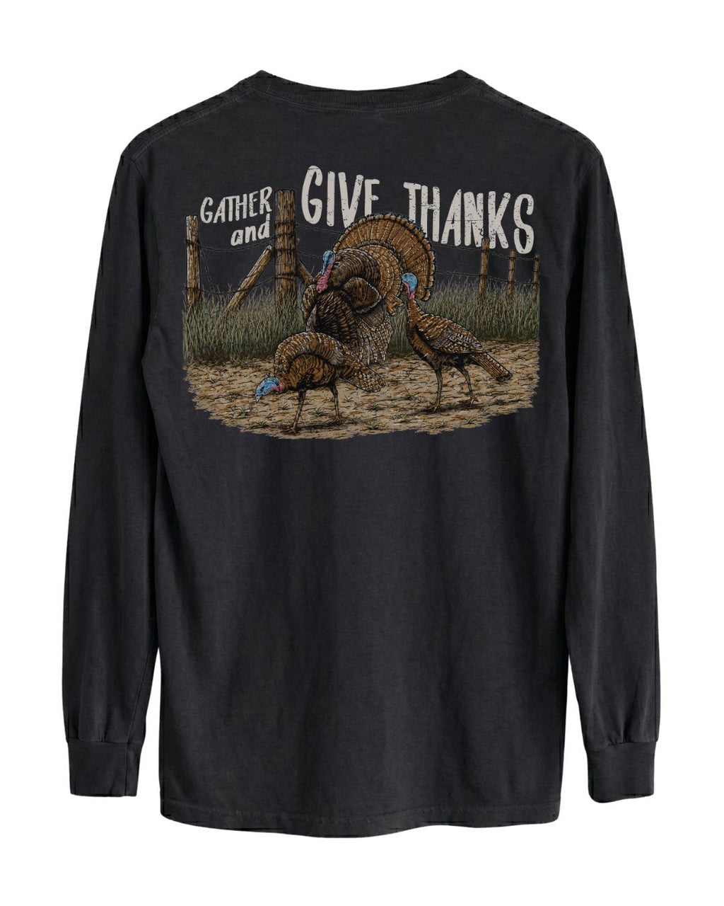 Gather And Give Thanks Long-sleeve