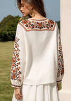 Cincinnati Bengals Floral Printed V-Neck Long Sleeve Shirt