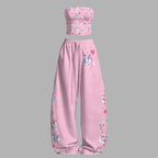 Pokémon Strapless Top  & Elasticated Trousers Two-Piece Set