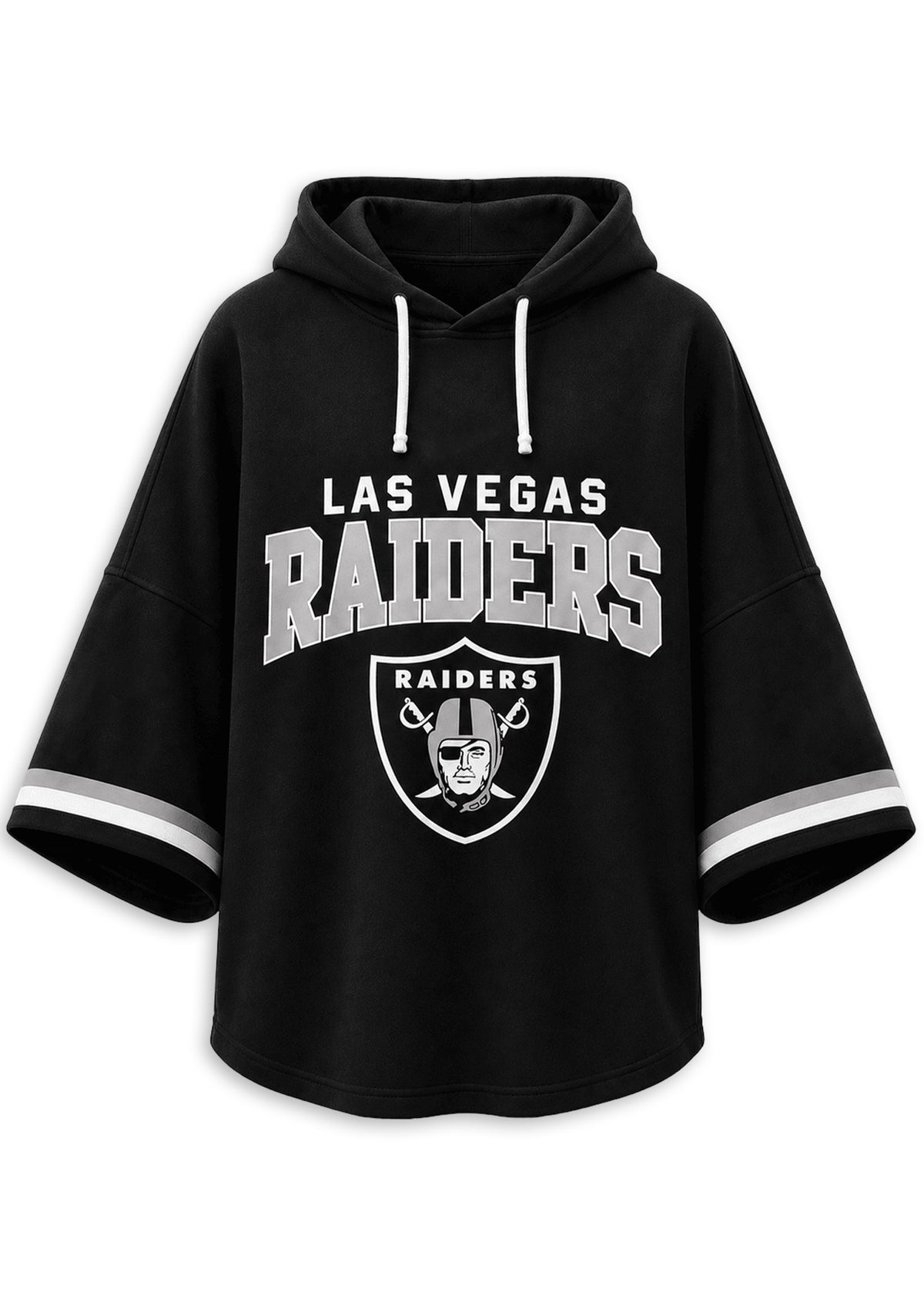 Women’s Las Vegas Raiders 3/4 Dolman Sleeve Hoodie