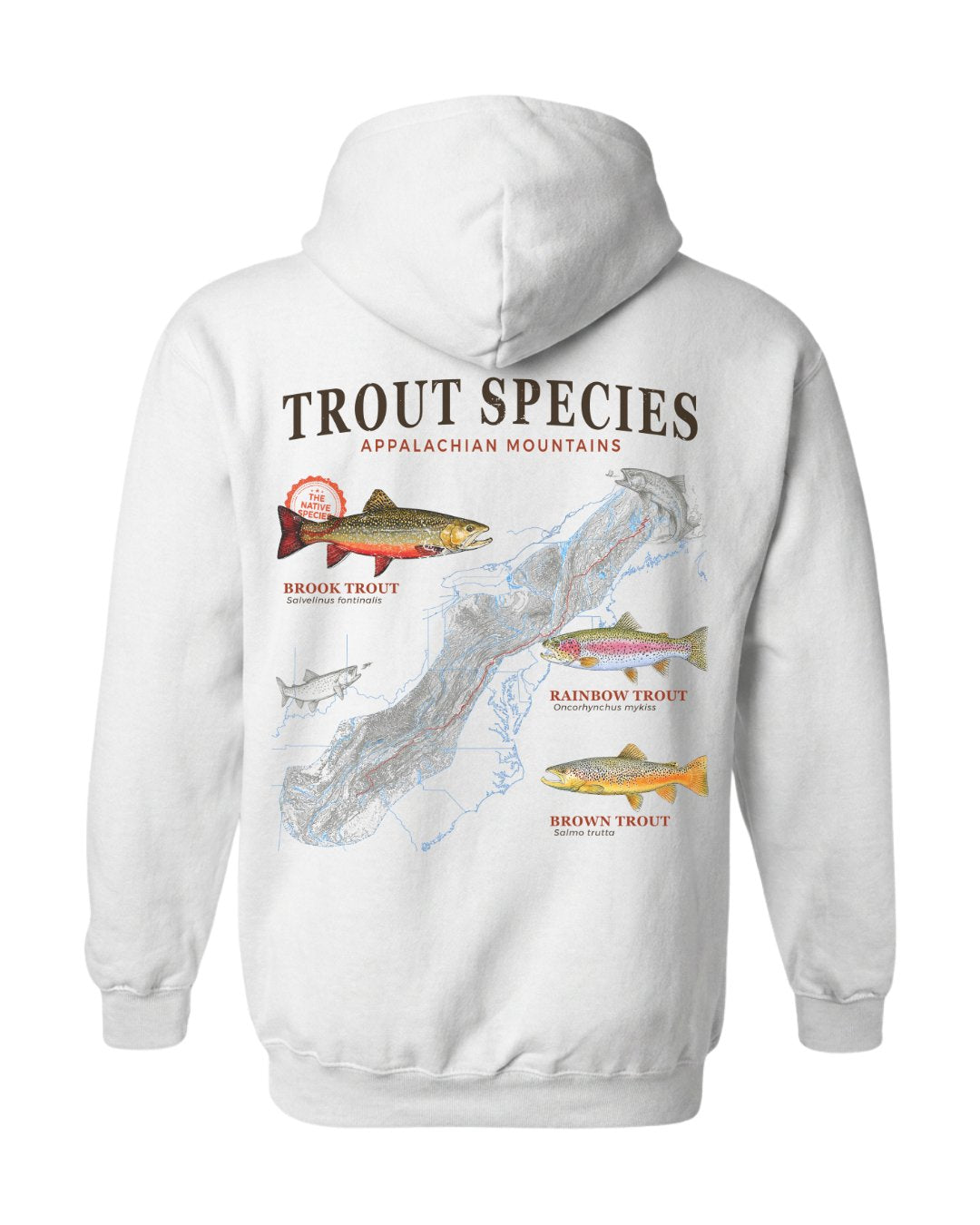 Trout Species Of The Appalachian Mountains HOODIE Main image