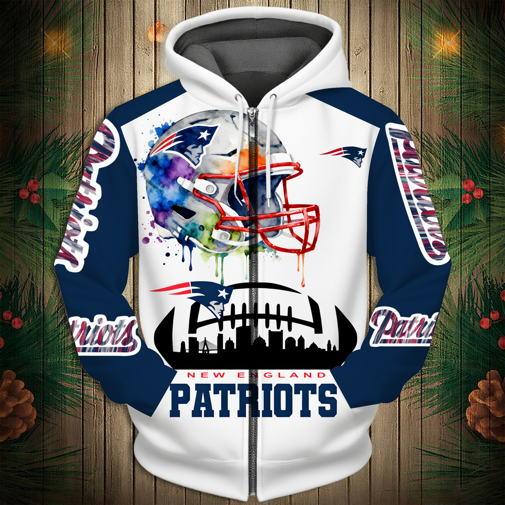 New England Patriots 2026 New 3D Graphic Hoodie