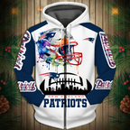 New England Patriots 2026 New 3D Graphic Hoodie