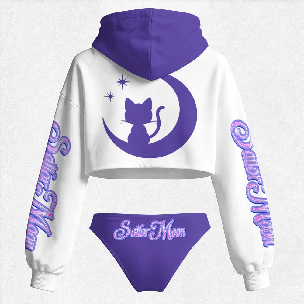 "Sailor Moon" Women's Hooded Thicken Suit Set