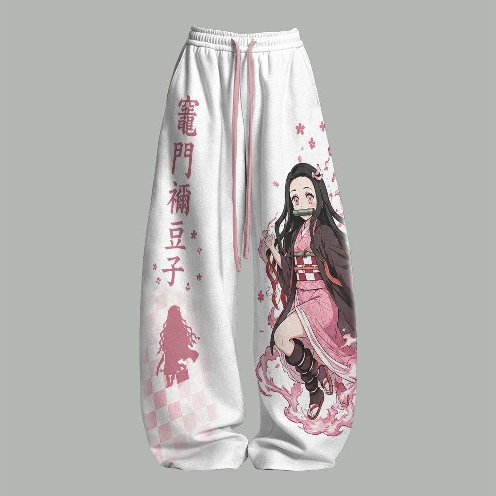 Demon Slayer Top & Elasticated Trousers Two-Piece Set