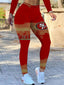 San Francisco 49ers Tie Dye Gradient Scrunch Butt Workout Leggings For Lady