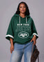 Women’s New York Jets 3/4 Dolman Sleeve Hoodie