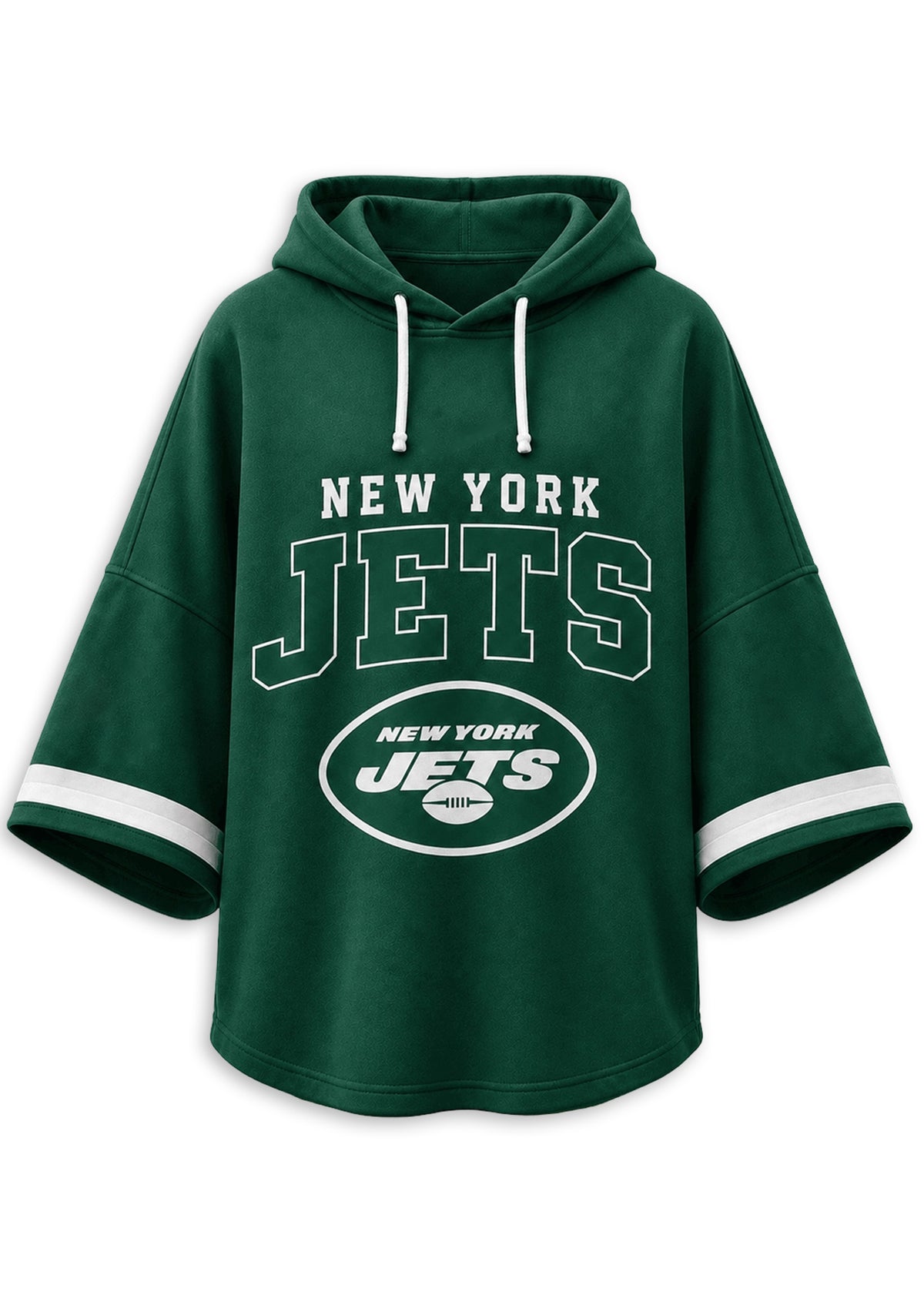 Women’s New York Jets 3/4 Dolman Sleeve Hoodie