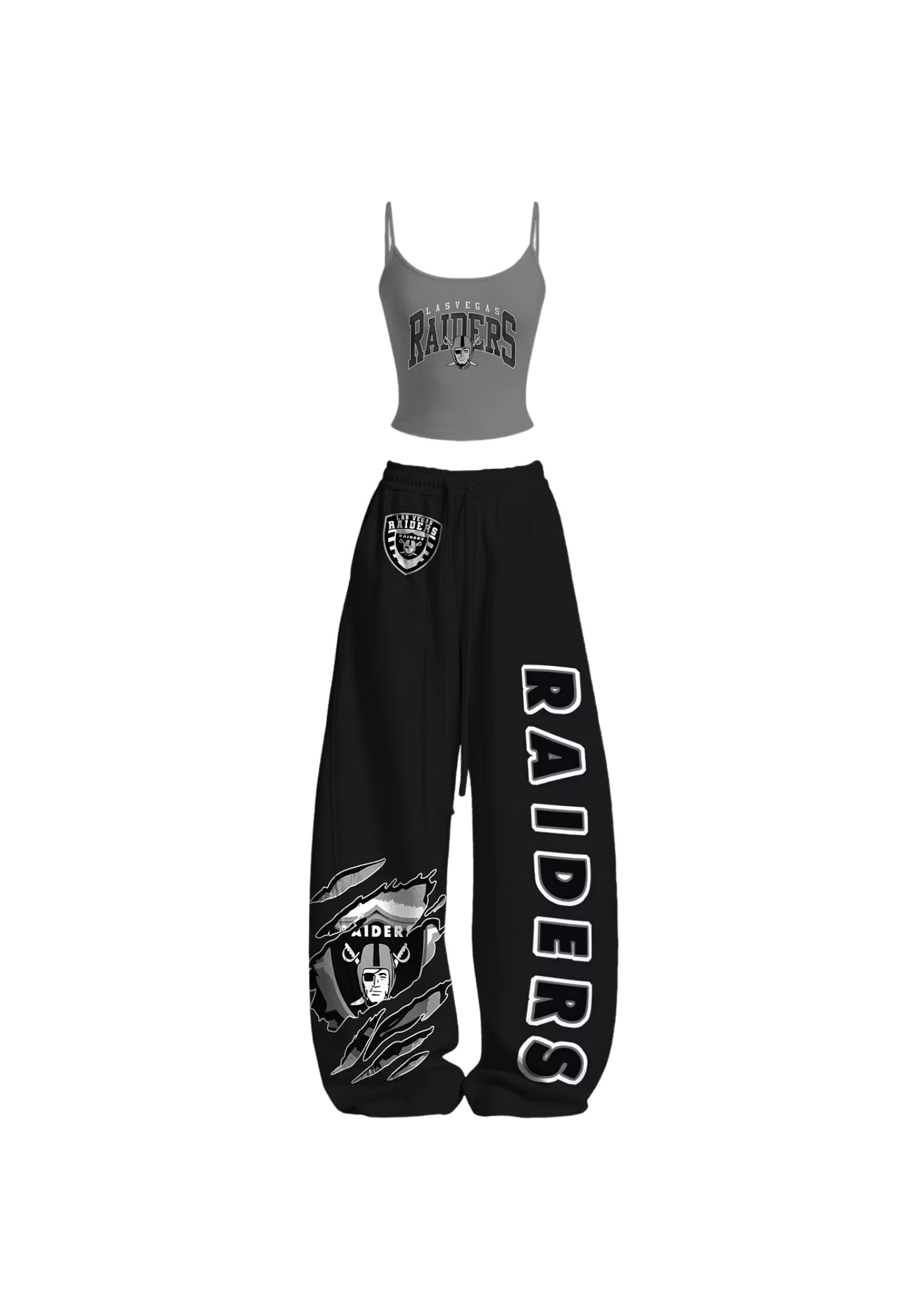 Las Vegas Raiders Claw Rip Mascot Tops & Elasticated Trousers Two-Piece Set Main image