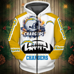 Los Angeles Chargers 2026 New 3D Graphic Hoodie