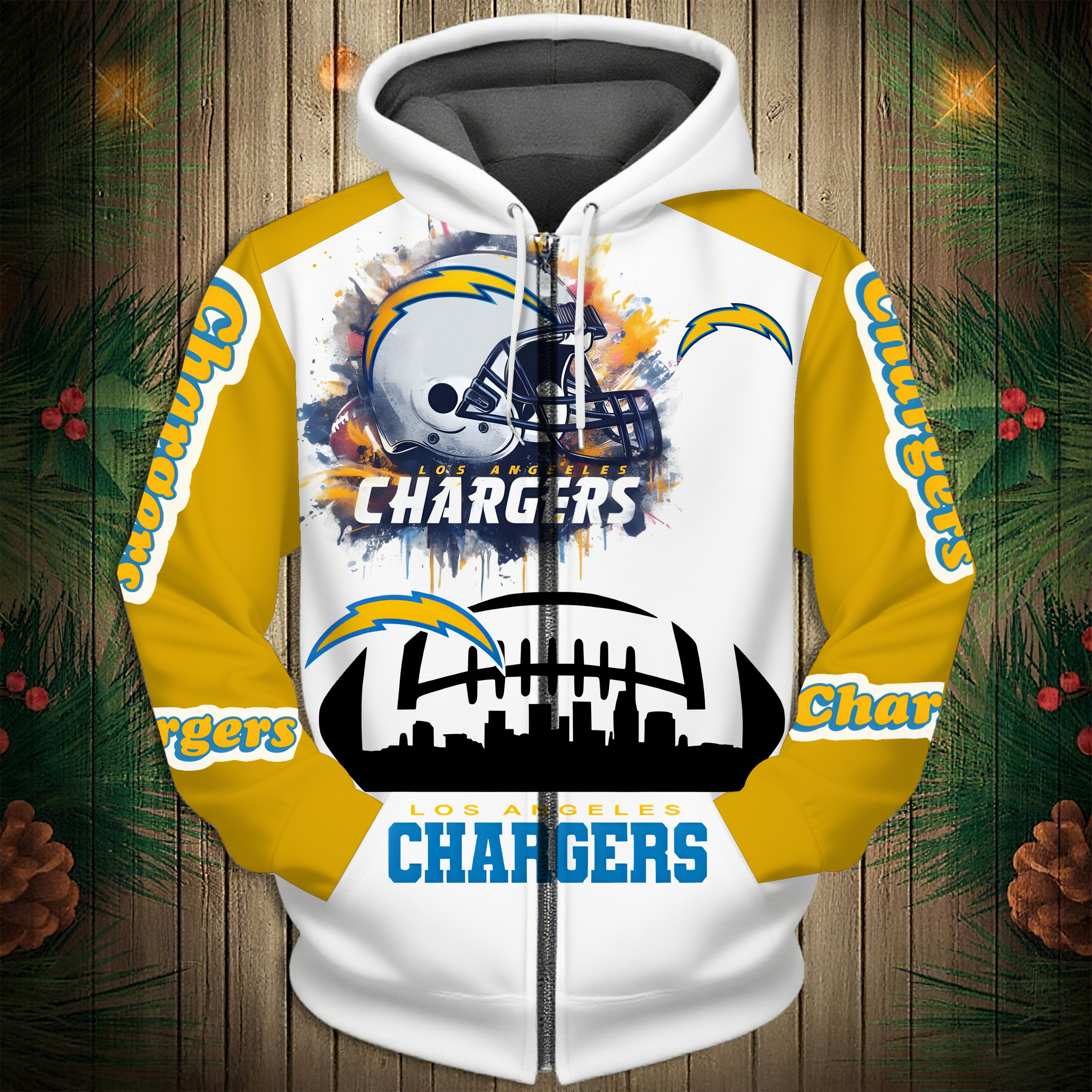 Los Angeles Chargers 2026 New 3D Graphic Hoodie