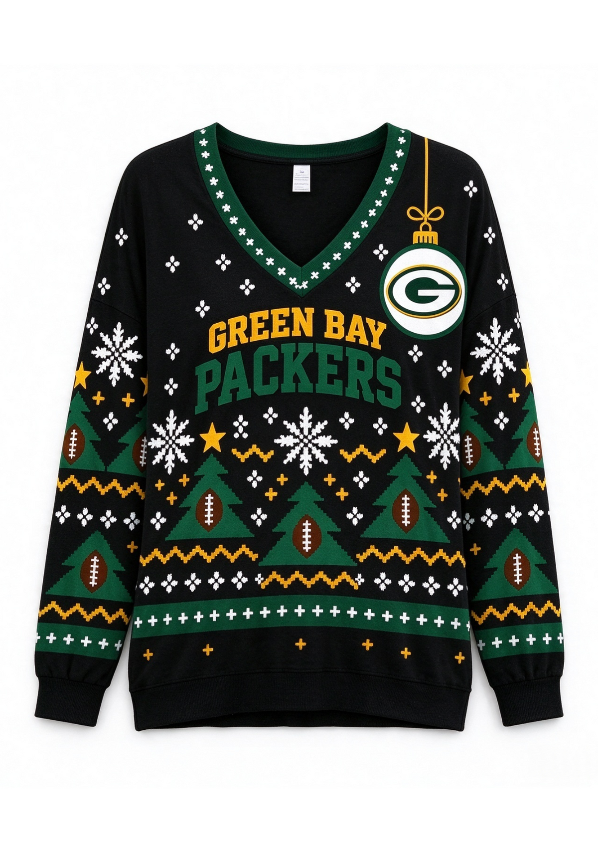 Women’s Green Bay Packers Ugly NFL Christmas Sweatshirt