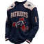 New England Patriots Waffle Knit Long-Sleeve Sweatshirt