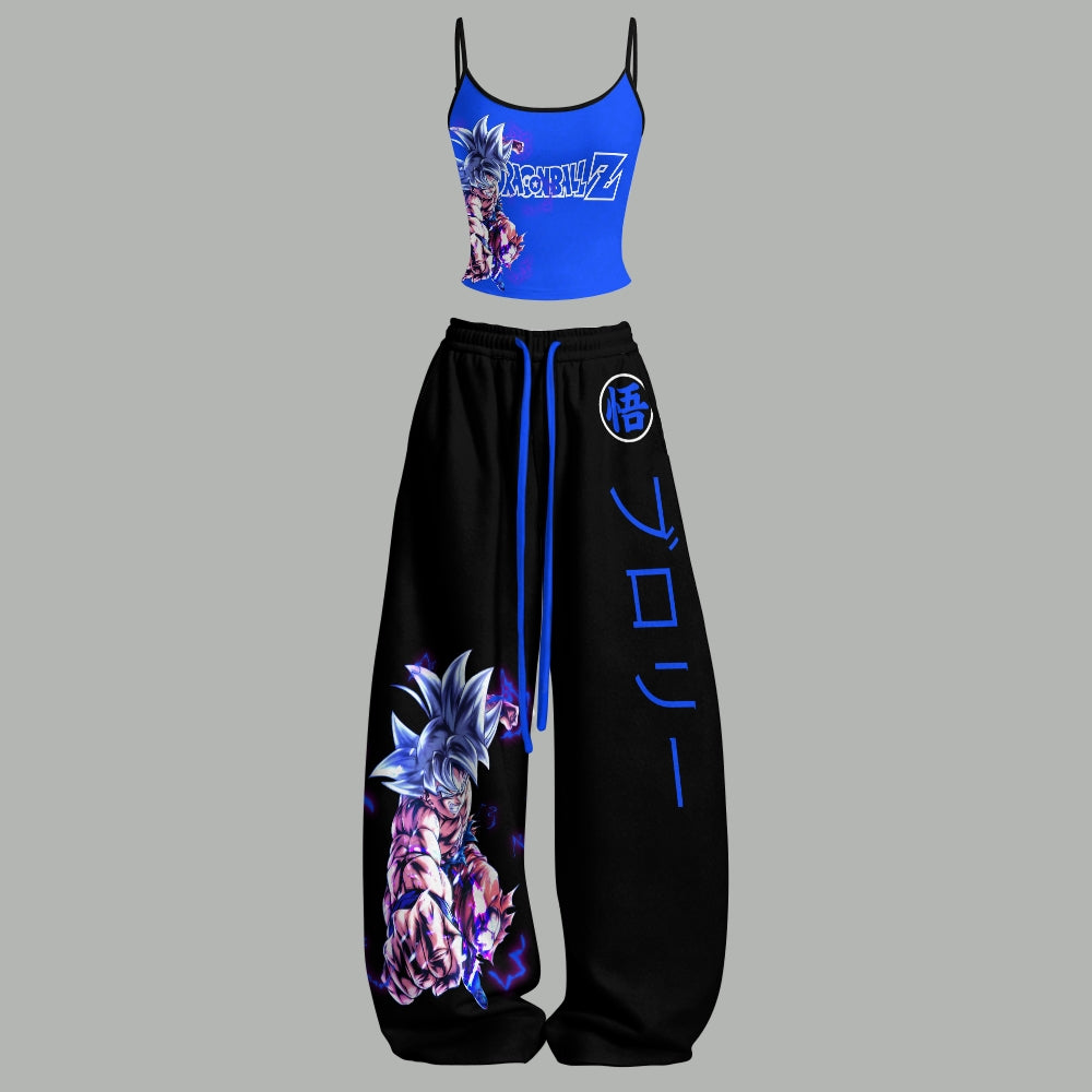 DRAGON BALL Top & Elasticated Trousers Two-Piece Set