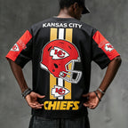 Kansas City Chiefs Football Helmet Jersey Shirts