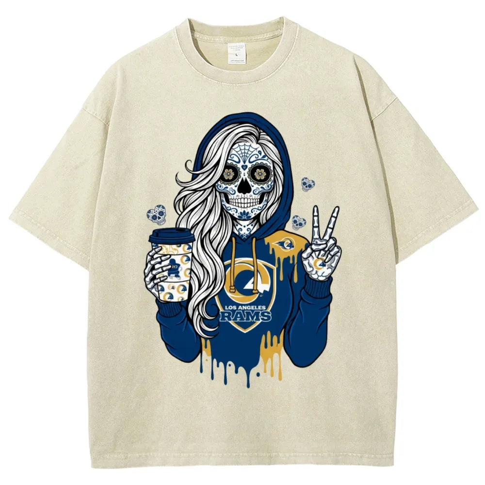 Unisex ¡°Los Angeles Rams¡±Vintage Washed Tee