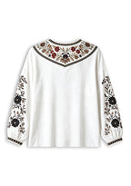 Women's Pittsburgh Steelers Boho Floral Printed V-Neck Long Sleeve Shirt