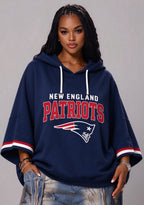 Women’s New England Patriots 3/4 Dolman Sleeve Hoodie