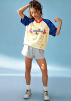 Vintage Floral Print Colombia Mesh Jersey Shirts