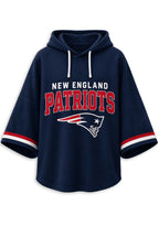 Women’s New England Patriots 3/4 Dolman Sleeve Hoodie