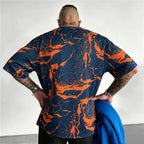 Chicago Bears Marble Printed T-Shirt