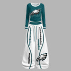 Philadelphia Eagles Long-Sleeved Double-Layer Stretch Pants Set | NFL