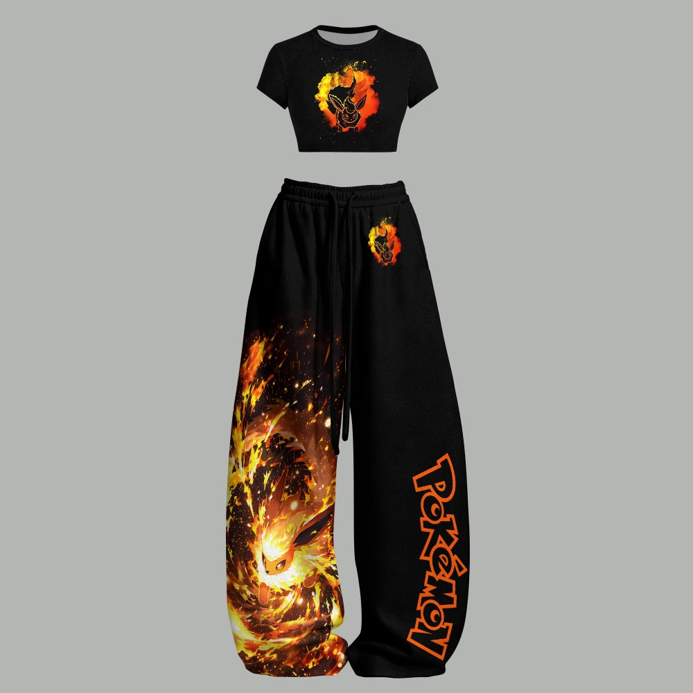 Pokémon T-Shirt  & Elasticated Trousers Two-Piece Set