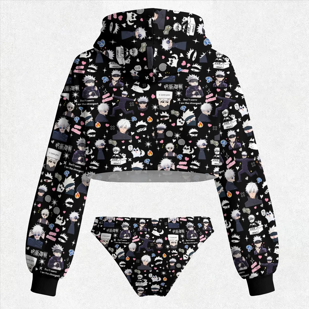 Women's Hooded Thicken Suit Set 2605016860