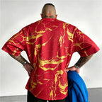 Kansas City Chiefs Marble Printed T-Shirt