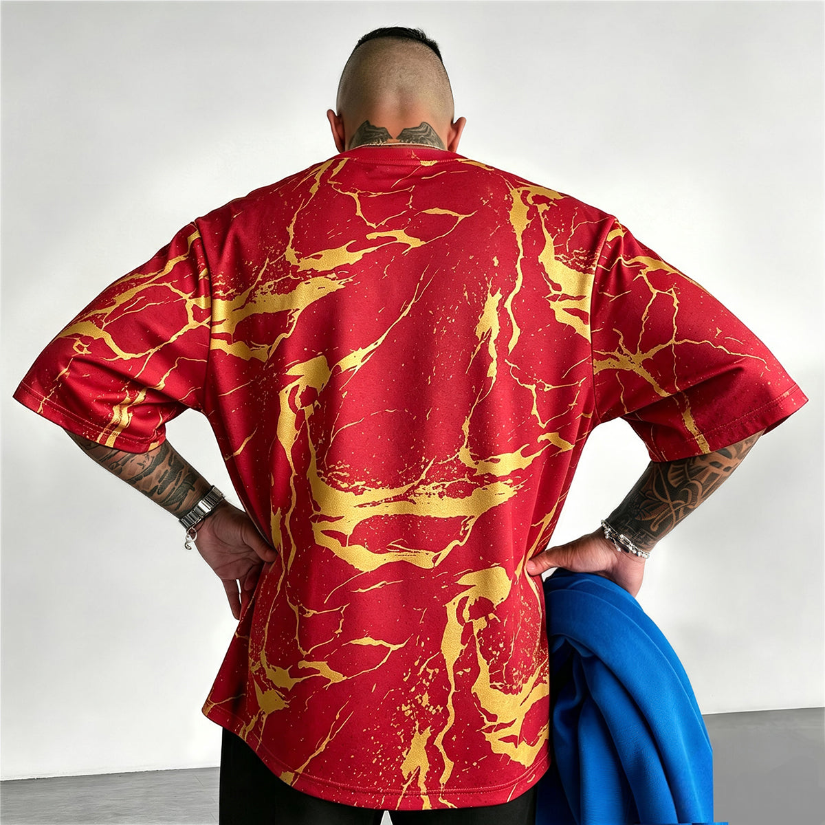 Kansas City Chiefs Marble Printed T-Shirt