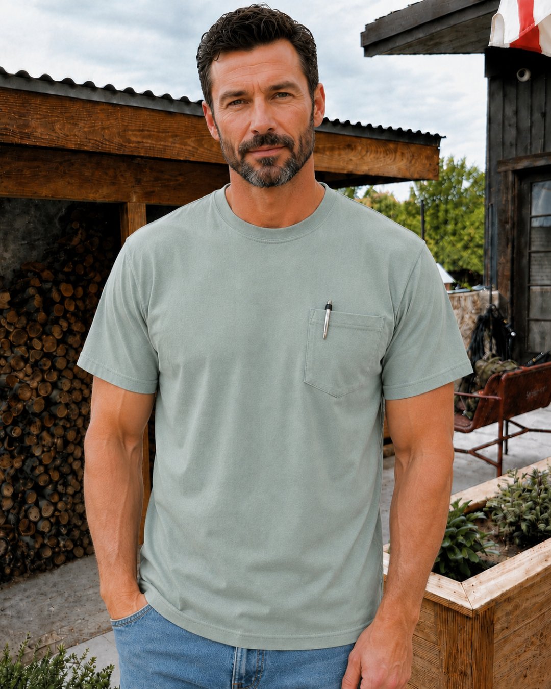 Patience Brings The Harvest POCKET Tee
