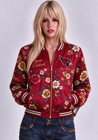 Women Arizona Cardinals Floral Print Zip Up Jacket Custom Name For Fan