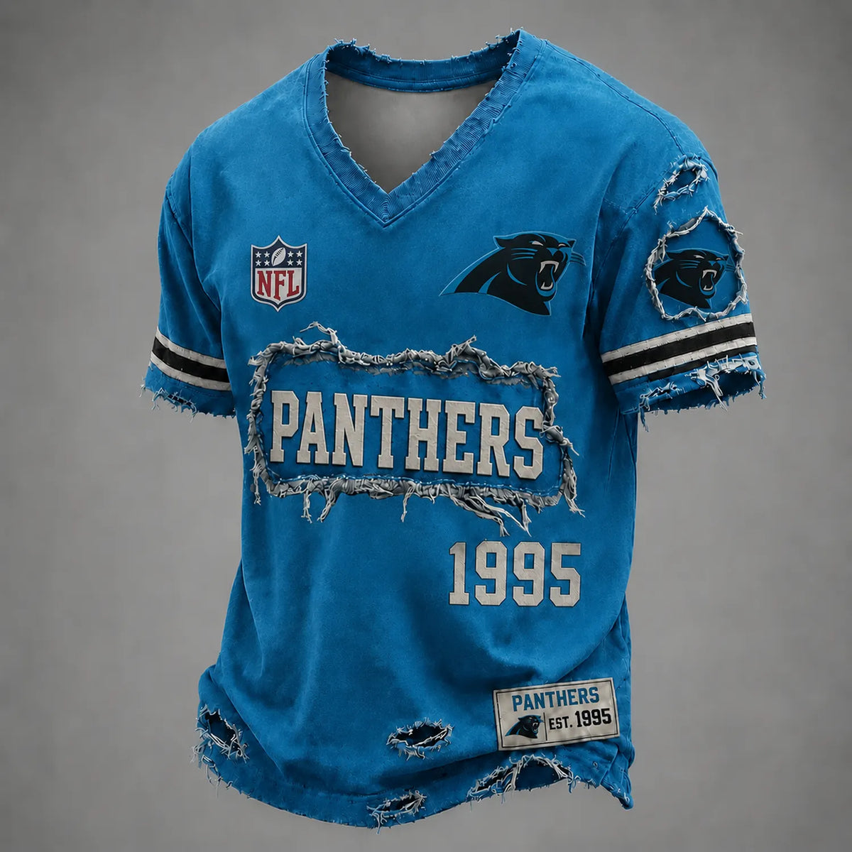 CAR x NFL LUXURY V-Neck T-Shirt 3005 DatND DVT