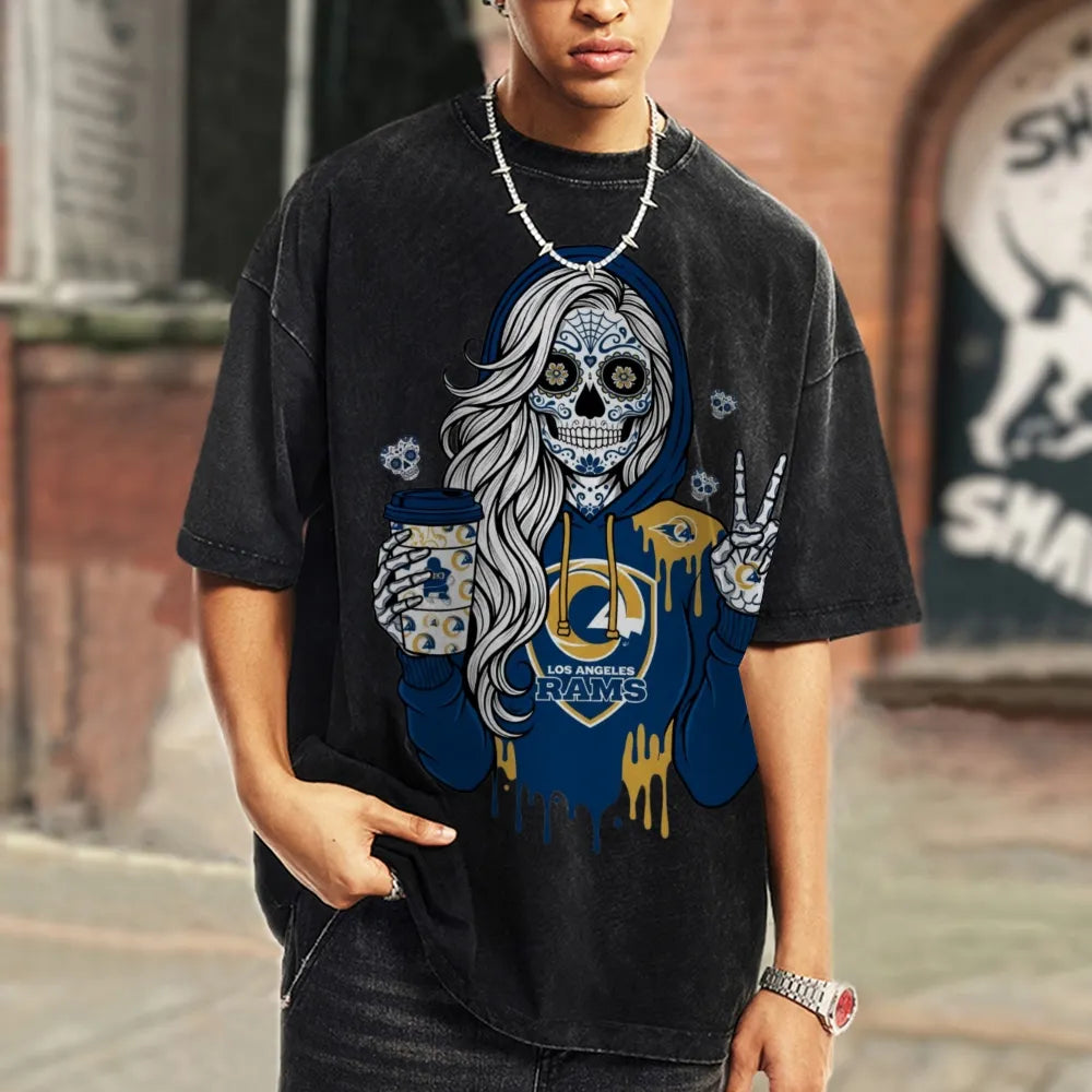 Unisex ¡°Los Angeles Rams¡±Vintage Washed Tee
