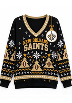 Women’s Orleans Saints Ugly NFL Christmas Sweatshirt