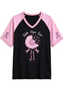 Women's Faith Hope Love Pink Daisy Pink Ribbon Short Sleeve T-Shirt