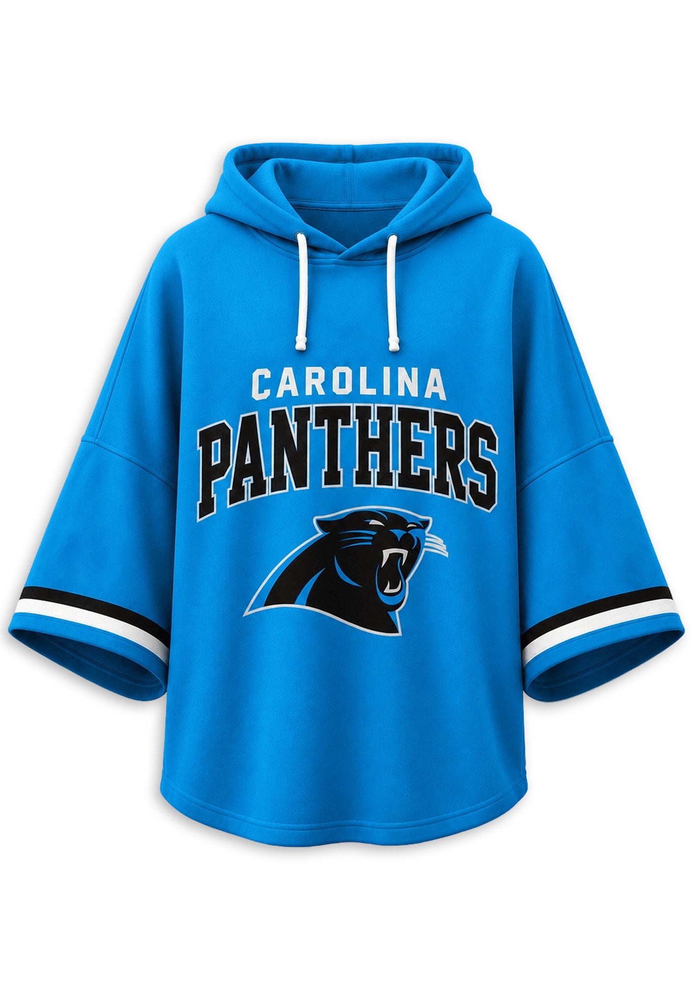 Women’s Carolina Panthers 3/4 Dolman Sleeve Hoodie Secondary image