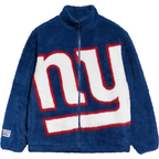 New York Giants Full Zip Sherpa Fleece Jacket