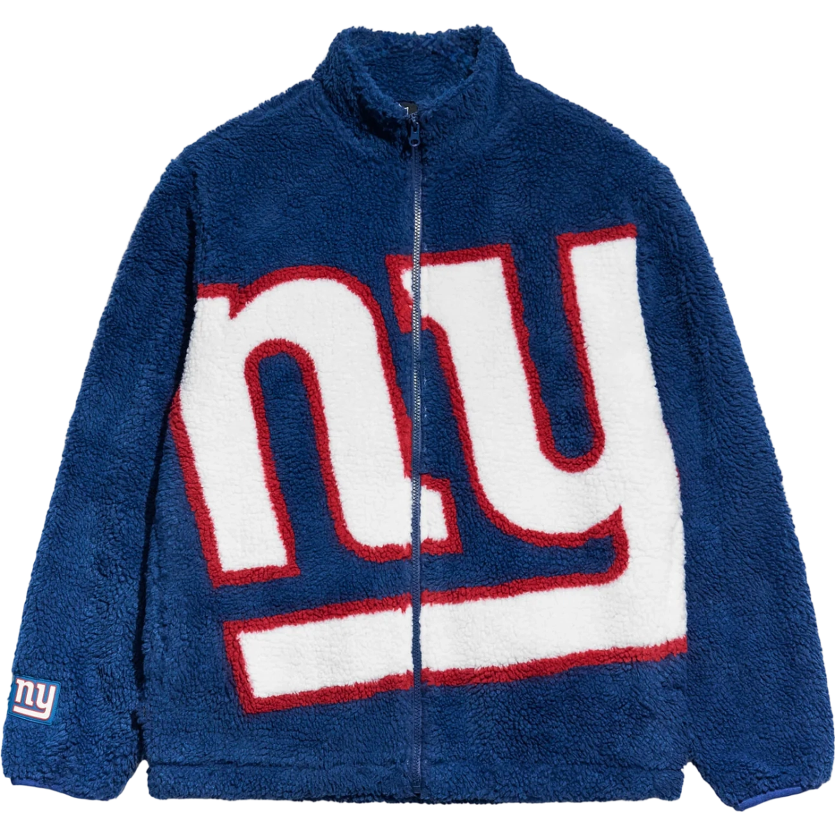New York Giants Full Zip Sherpa Fleece Jacket