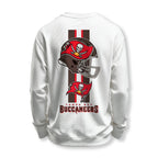 Tampa Bay Buccaneers Helmet Waffle Knit Crewneck Sweatshirt