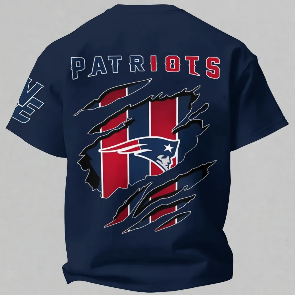 "New England Patriots"  Printed Oversized Unisex T-shirt